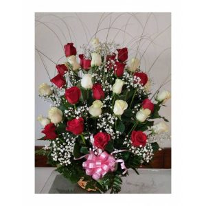 36 Rosas en Cesto o copon