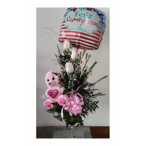 Rosas, Globo y Peluche